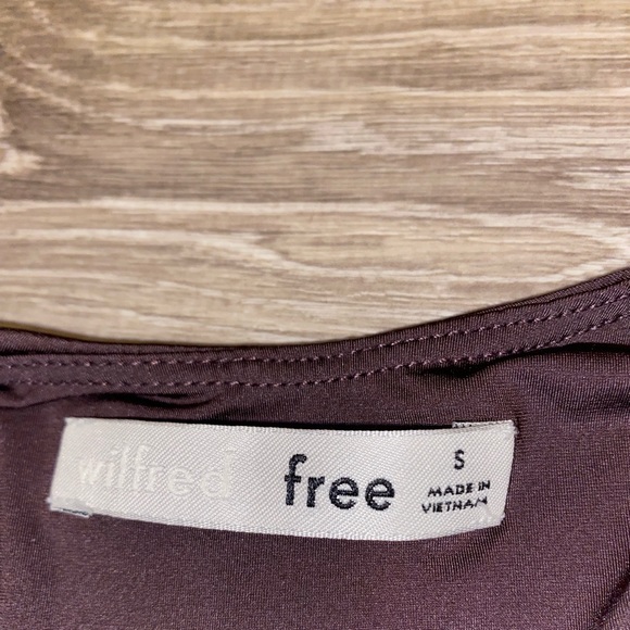 Aritzia Wilfred Naidoo Criss Cross Bodysuit - Picture 4 of 4